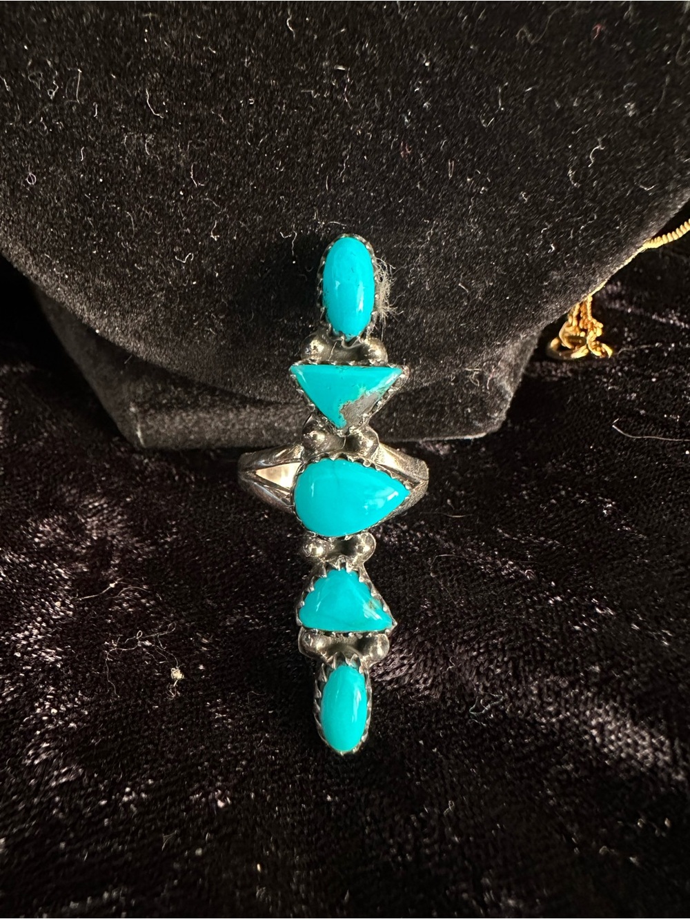 Navajo Turquoise Sterling Silver Ring